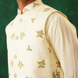 Intricate Threaded Elegance Nehru Jacket