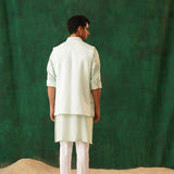 Timeless Mirror Work Nehru Jacket