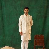 Rajasi -Ivory Open Jodhpuri set