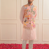 Embroidery-Infused Nehru Jacket