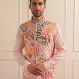 Embroidery-Infused Nehru Jacket