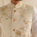 Ethereal Embroidered Nehru Jacket