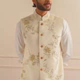 Ethereal Embroidered Nehru Jacket