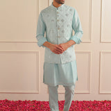 Mirror work nehru jacket