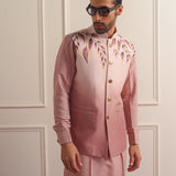 Ombre Hand-painted Nehru Jacket