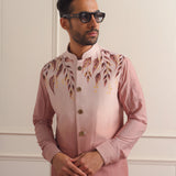 Ombre Hand-painted Nehru Jacket