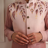 Ombre Hand-painted Nehru Jacket